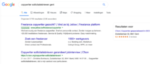 Copywriter sollicitatiebrieven Gent, longtailkeyword, langestaarttrefwoord